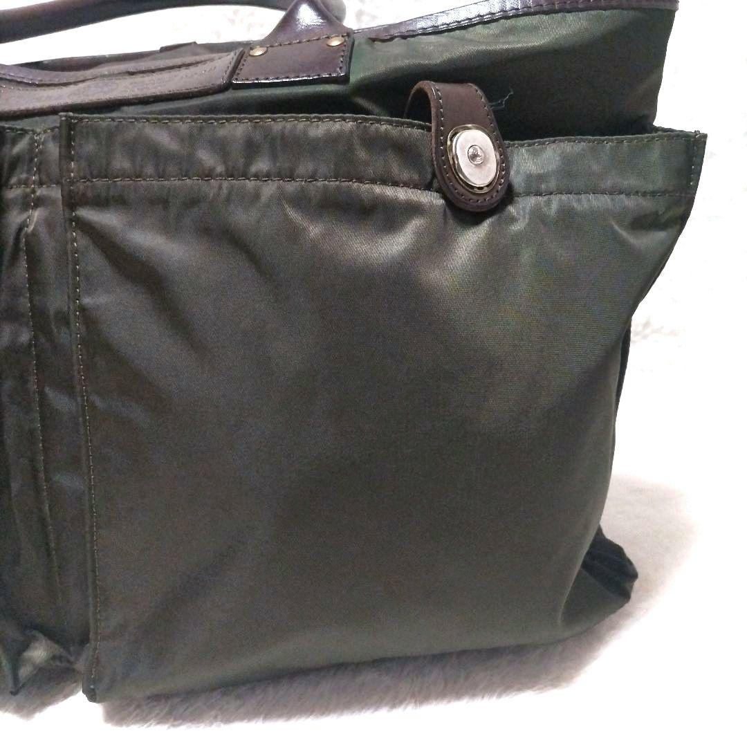 Felisi フェリージ ナイロン×レザー ヘルメットバッグ トートバッグ