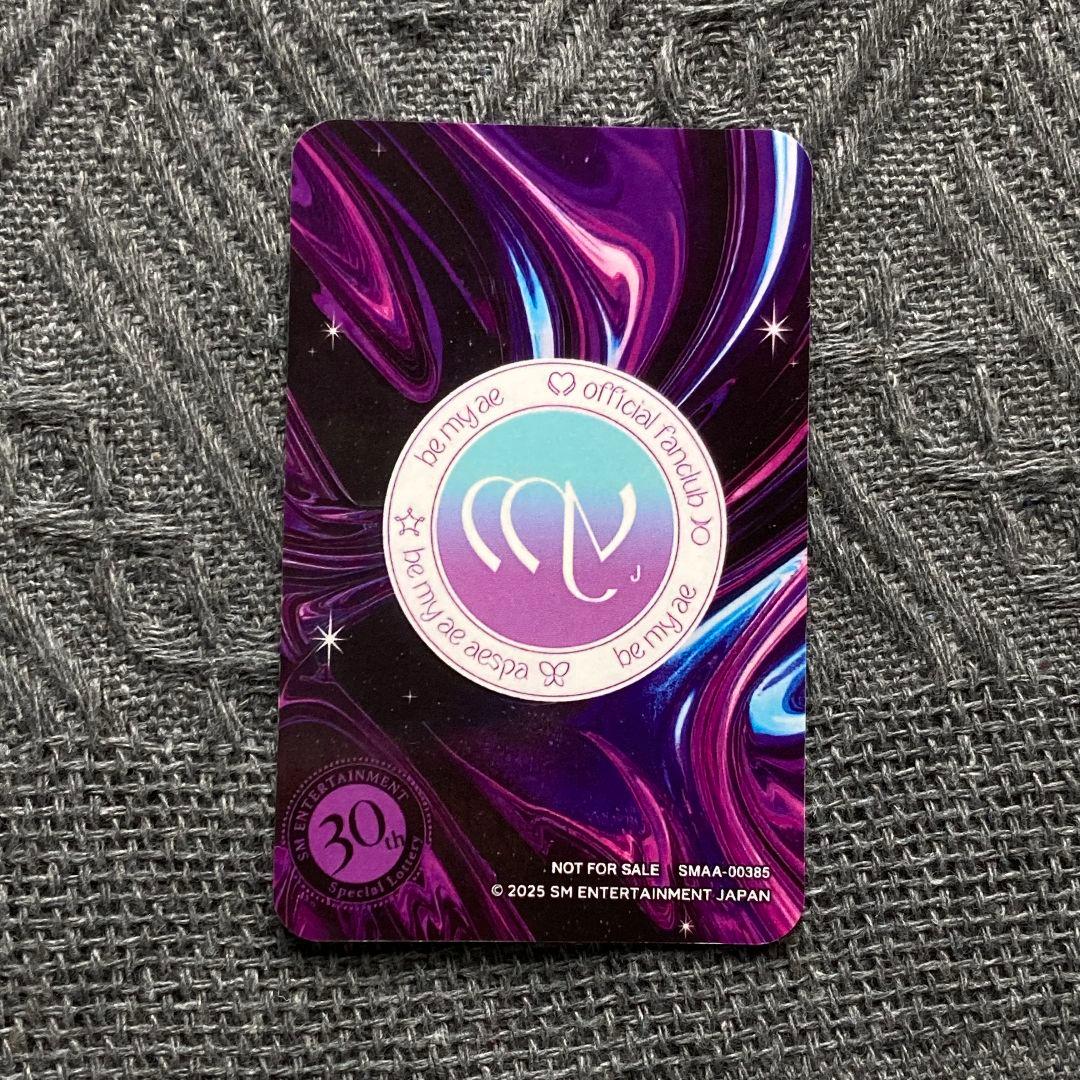 aespa ウィンター SPECIAL抽選会 SMTOWN FC 30thトレカ