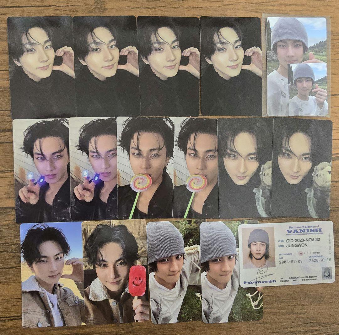 ENHYPEN　ジョンウォン　特典　トレカ　THE SIN　VANISH