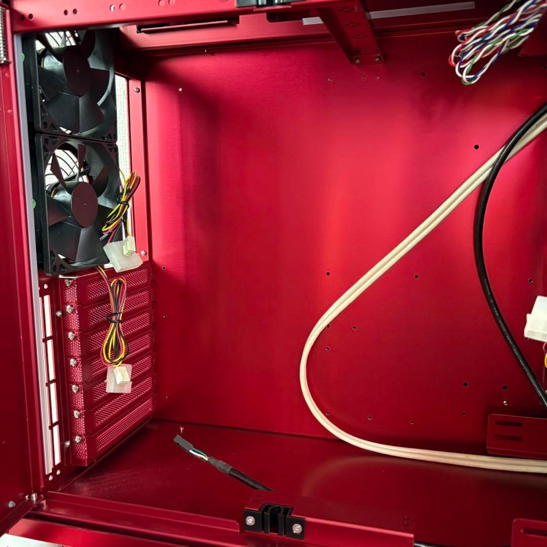 星野金属　Windy ウィンディ　PCケース　ALCADIA 赤　レッド　アルミ