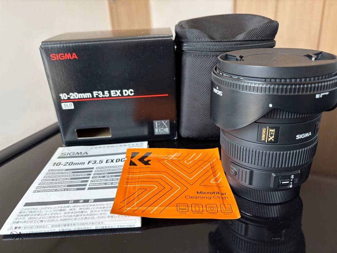【美品】SIGMA 広角レンズ、10-20mm F3.5 EX DC HSM