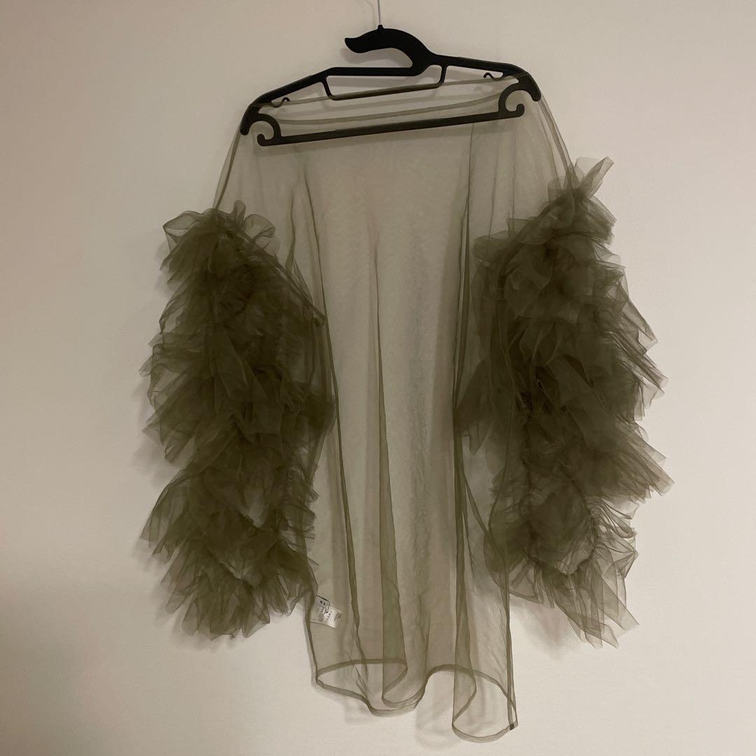 MARGE tokyo チュールトップス（カーキ)