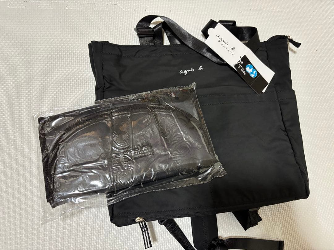 アニエスべー マザーズバッグ 2wayトートバッグリュック ペアレンツバッグ