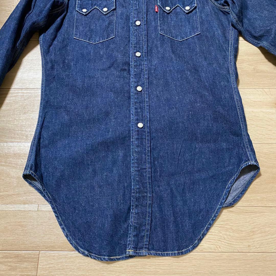【半額！値下げ】Levi's デニム　ウエスタンシャツ　Sサイズ