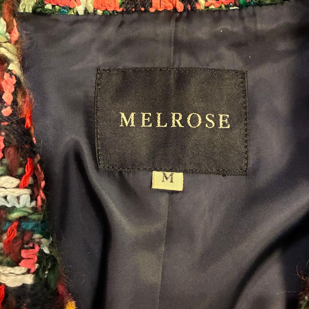 【2点セット】MELROSE ツイードジャケット M