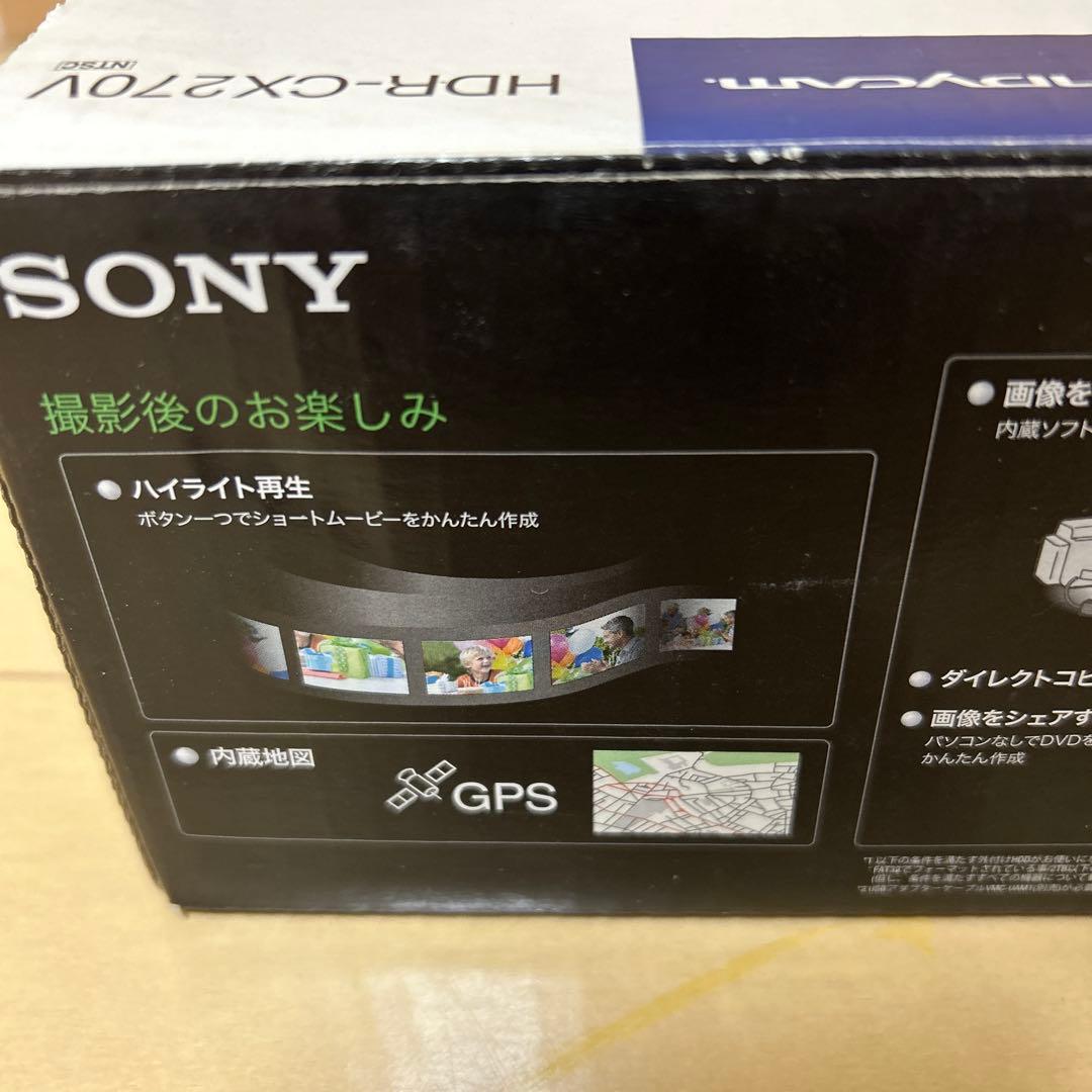 M*)様 美品　ソニー　デジタルHDビデオカメラレコーダー HDR-CX270V