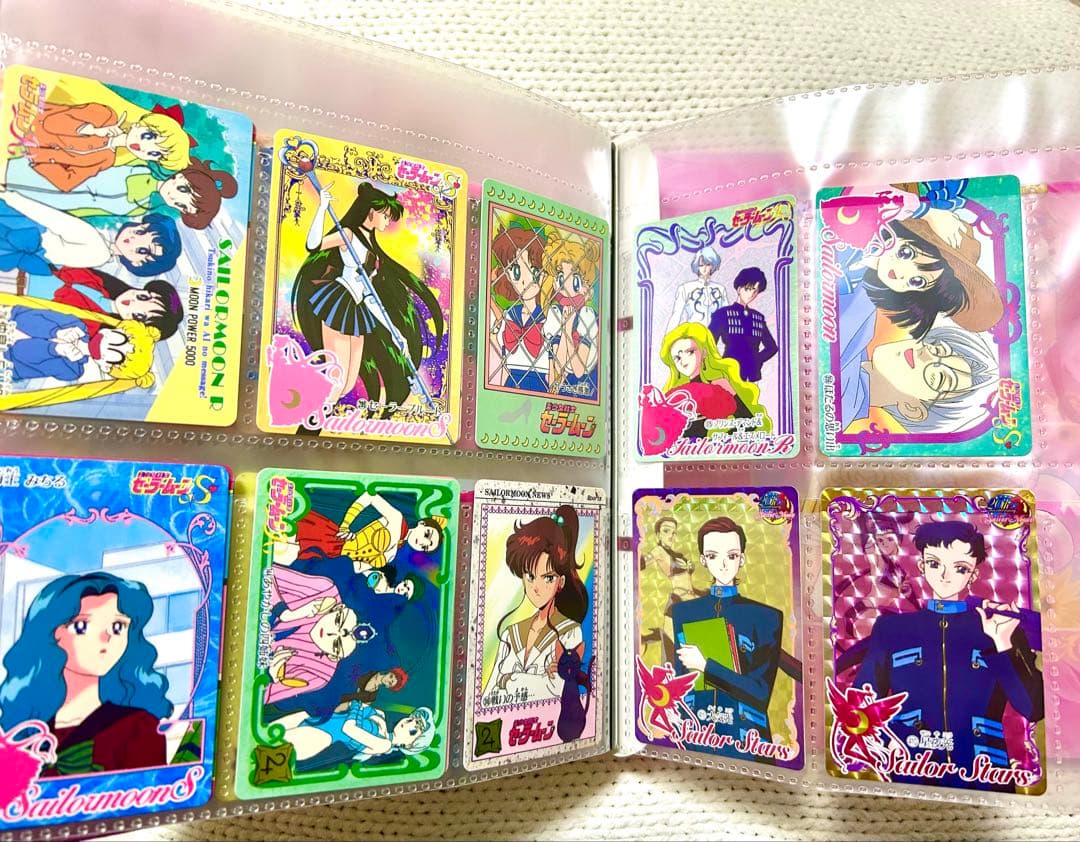 セーラームーンR カードファイル レア キラカード　コンプリート