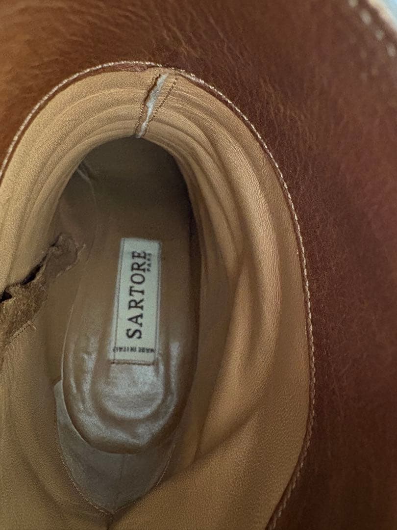 サルトル SARTORE ショートブーツ ブラウン 38