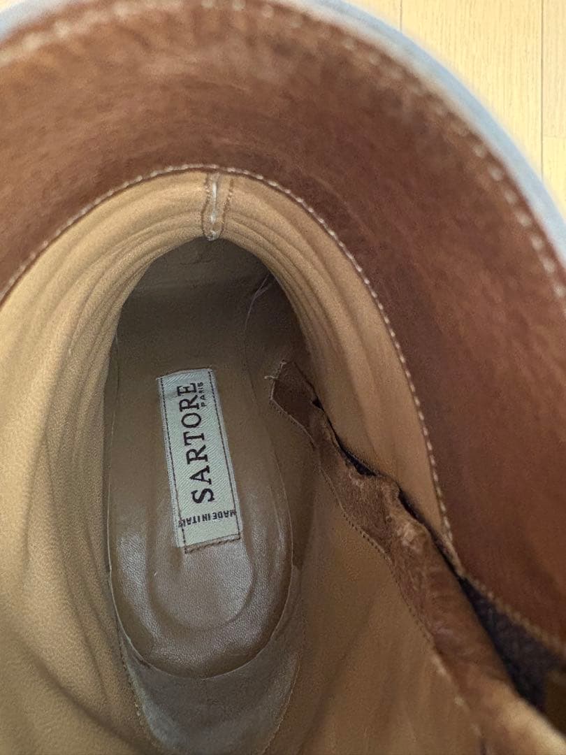サルトル SARTORE ショートブーツ ブラウン 38