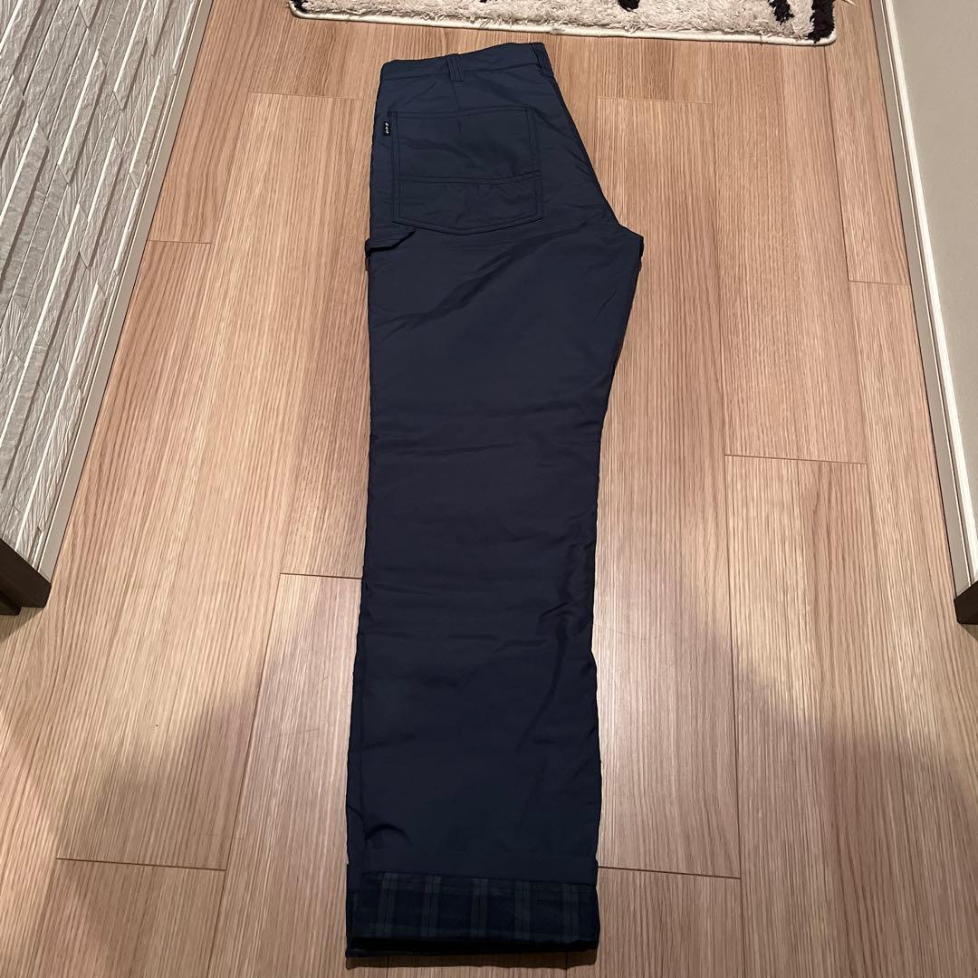 ラフアンドスウェル　防寒パンツ　レア　ネイビー　キルティング　M