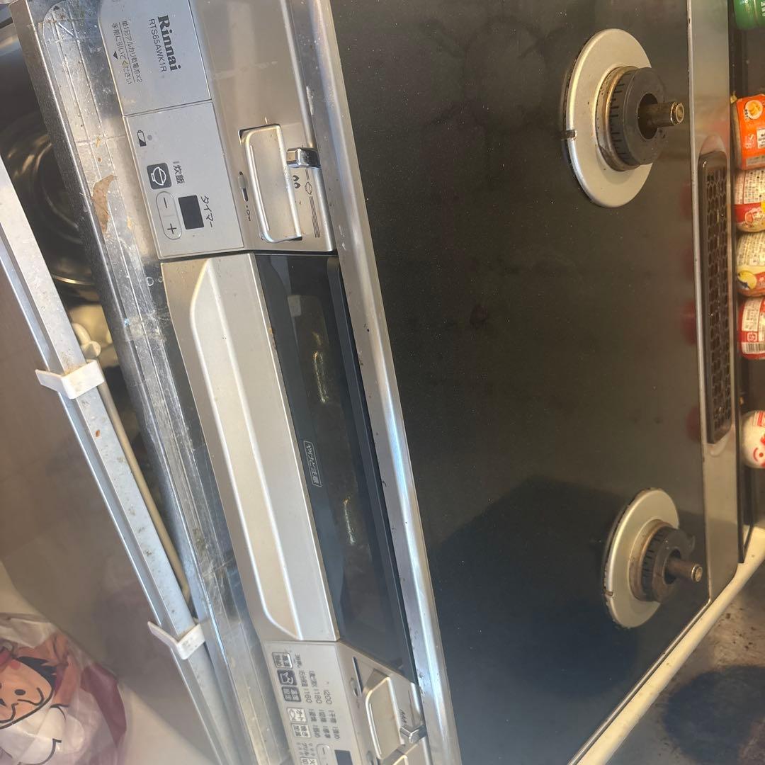 三月の発送　Rinnai ガスコンロ RTS65AWK1R 焼き網付き