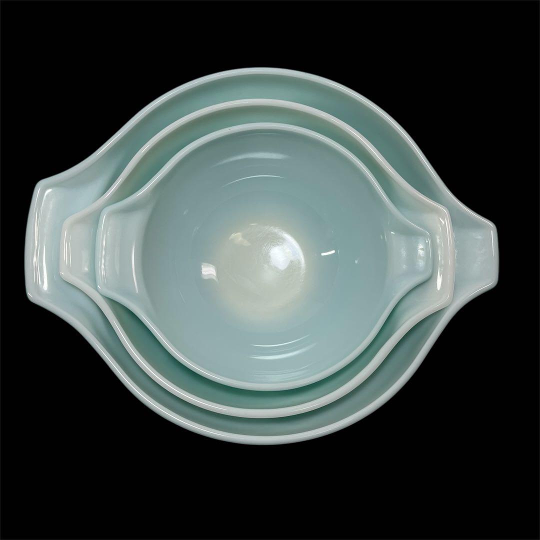 オールドパイレックス　アーミッシュ　ミキシングボウル　3点セット　美品