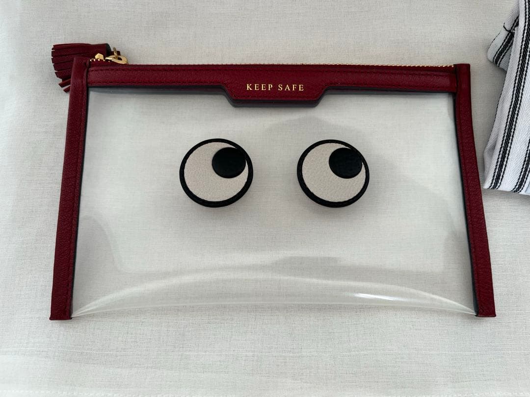 アニヤハインドマーチ ビニールポーチ