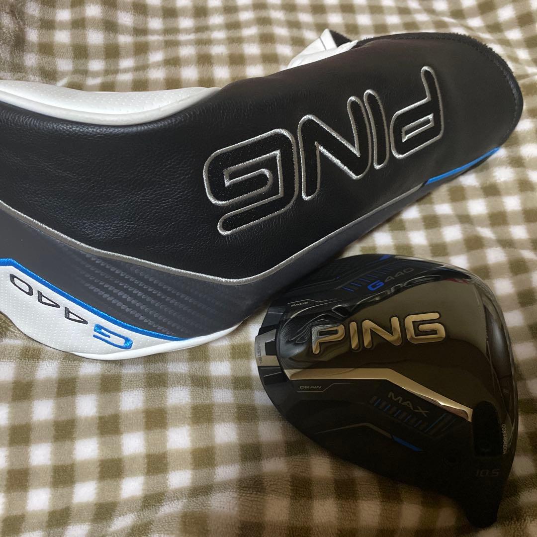 PING G440 MAXドライバー、ヘッドカバー付き