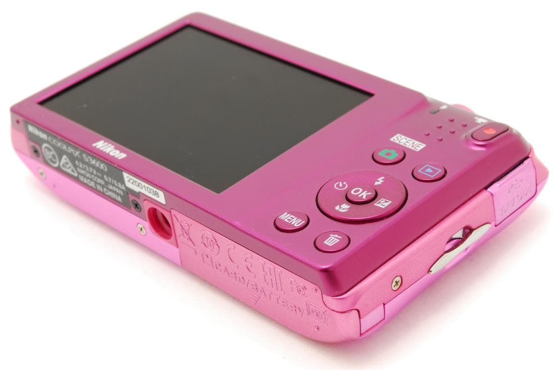 Nikon COOLPIX S3600 ピンク SDカード付 動作確認済み