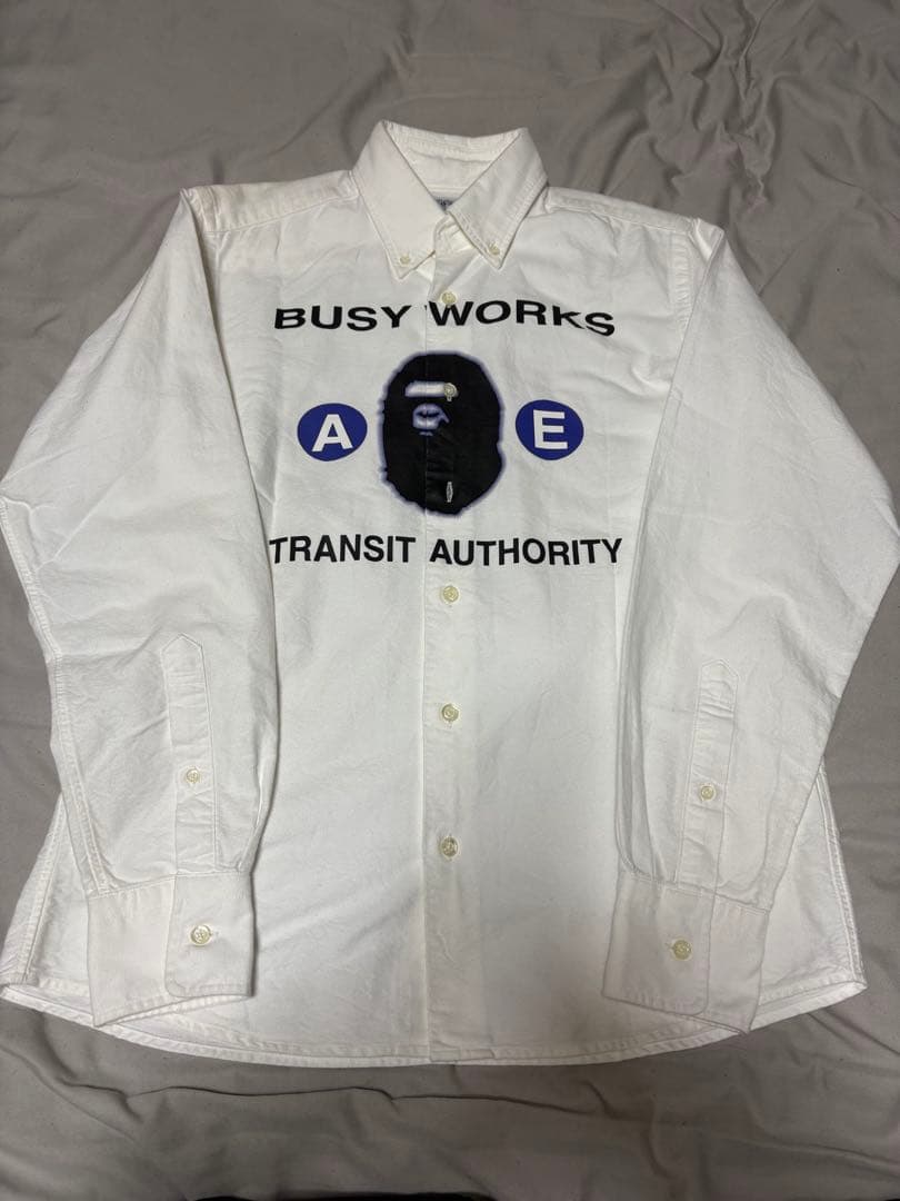 【希少】A BATHING APE 長袖シャツ Sサイズ