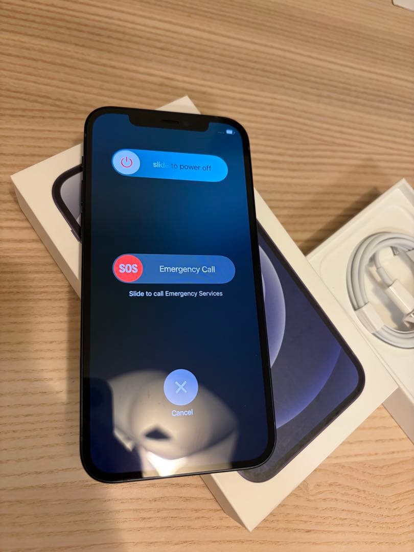 2025/9/28動作確認新品 iPhone 12本体 64GBブラック 黒