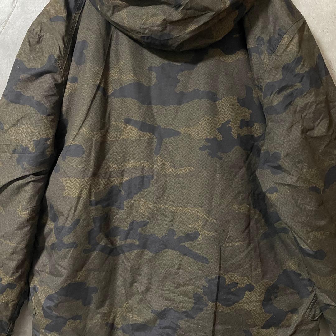 Burtonバートンスキーウェアスノーボードジャケットパーカー迷彩総柄カモフラ