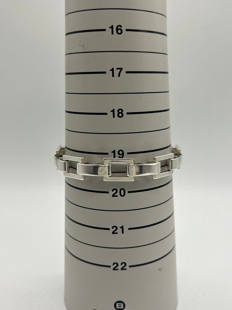 グッチ GUCCI スクエアリンク ブレスレット SV925 オールド 希少