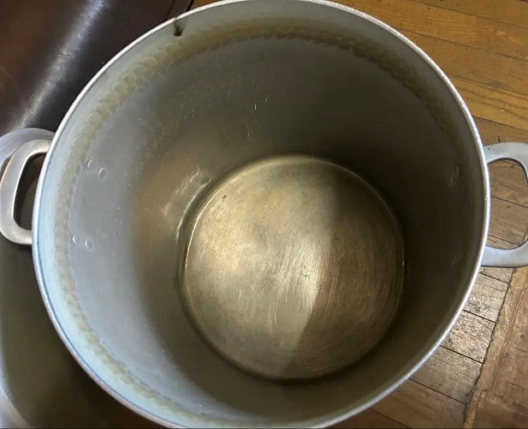 アルミ　両手深型鍋　寸胴鍋　SS 45cm 業務用　蓋付き