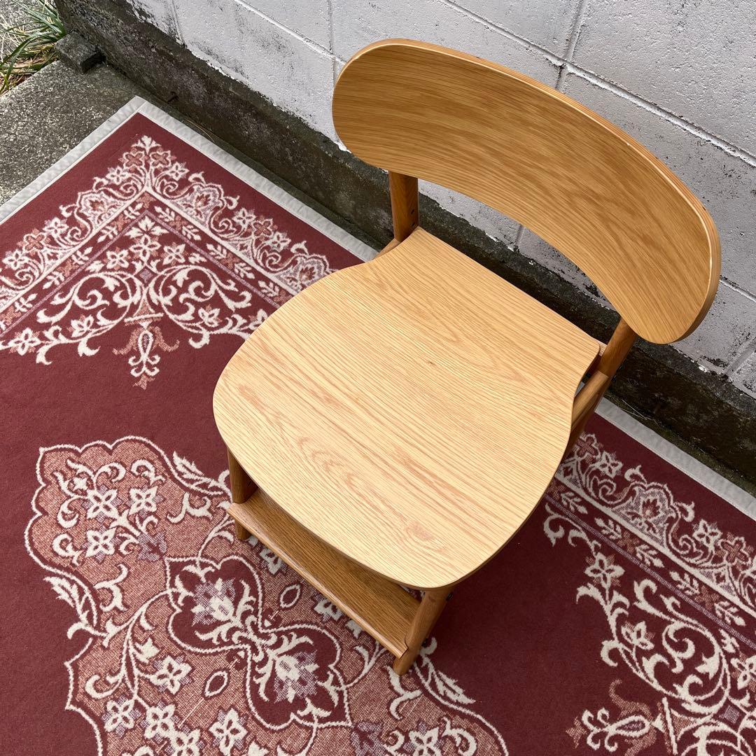 美品◼︎ACTUS アクタス サークル 木製チェア 高さ調整可能