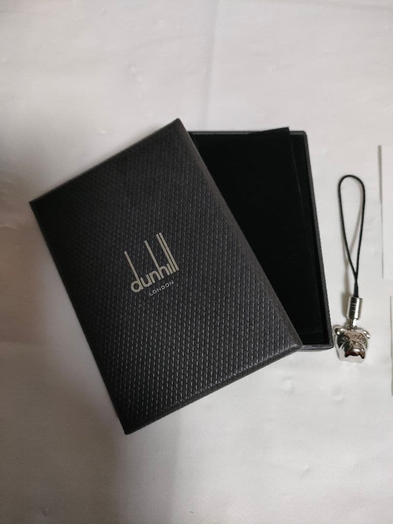 dunhill　ダンヒル　ブルドッグ　チャーム　ストラップ　キーホルダー