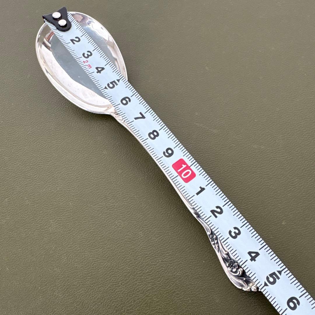 ビンテージ　ALVIN STERLINGスプーン　Chateau Rose 純銀