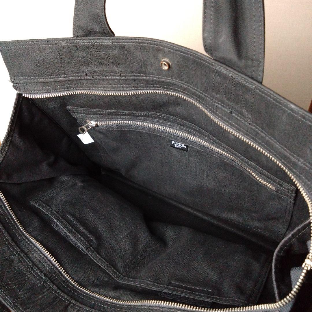 希少 【ポーター】 トートバッグ SUNNY サニー ブラック　大容量　肩掛け