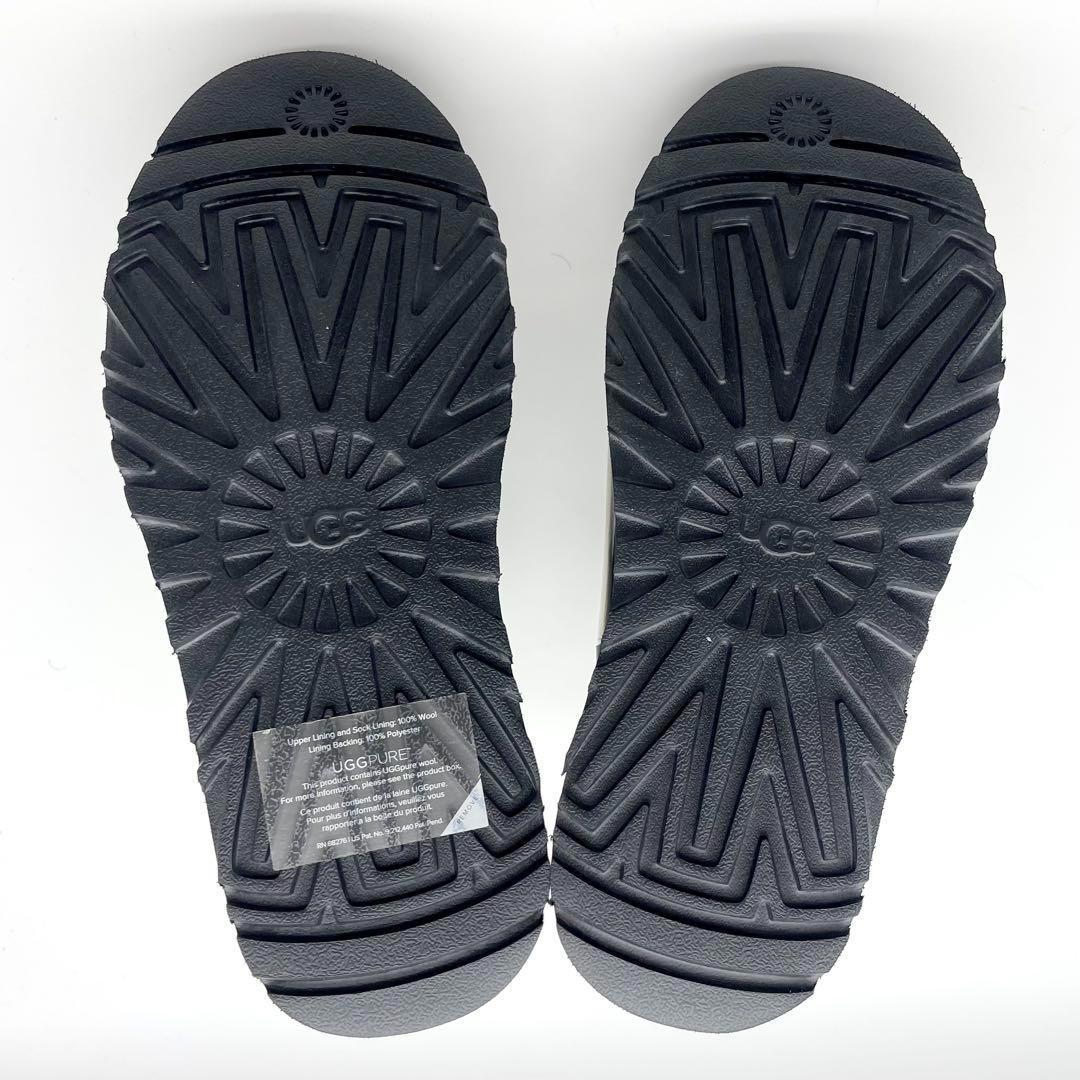 未使用・保管品★アグ　W クラシッククリアミニ　レインブーツ　黒　24cm