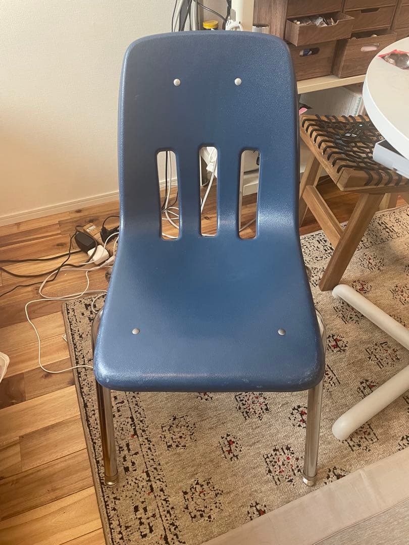 【1/6まで値下げ】 VIRCO チェア　ヴァルコ　ブルー