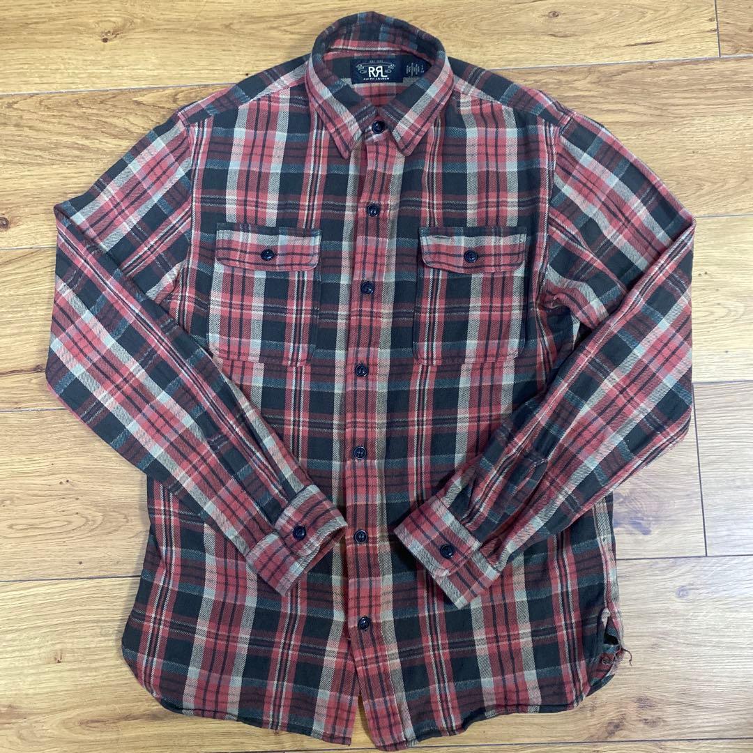 RRL ネルシャツ M〜Lサイズ