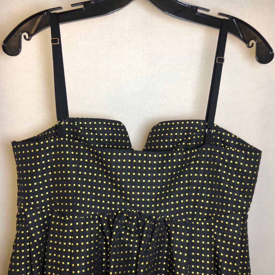 SALE✨【美品】obliM 米沢別注イエロードットキャミワンピース／サイズ1