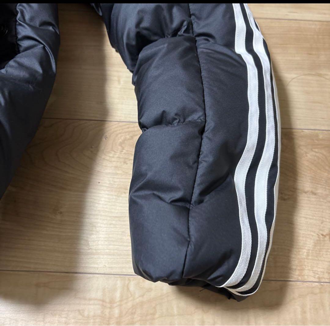 新品　アディダス　メンズ　フーディダウン　アウター　ブラック　軽量　撥水　M