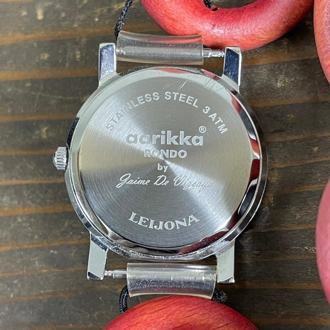 aarikka アーリッカ RONDO 木製 腕時計 フィンランド 北欧