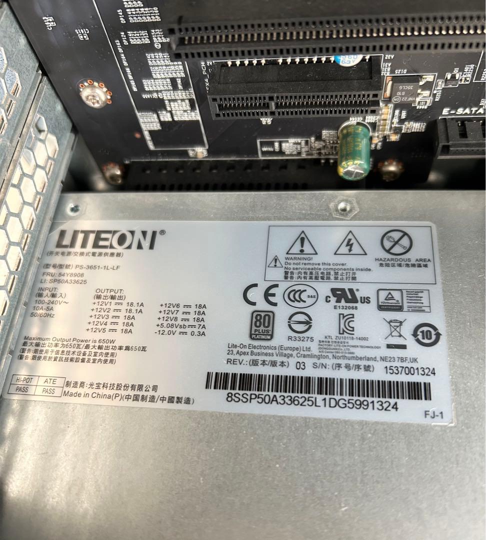 ベアボーン Lenovo ThinkStation P500 E5-1650v3