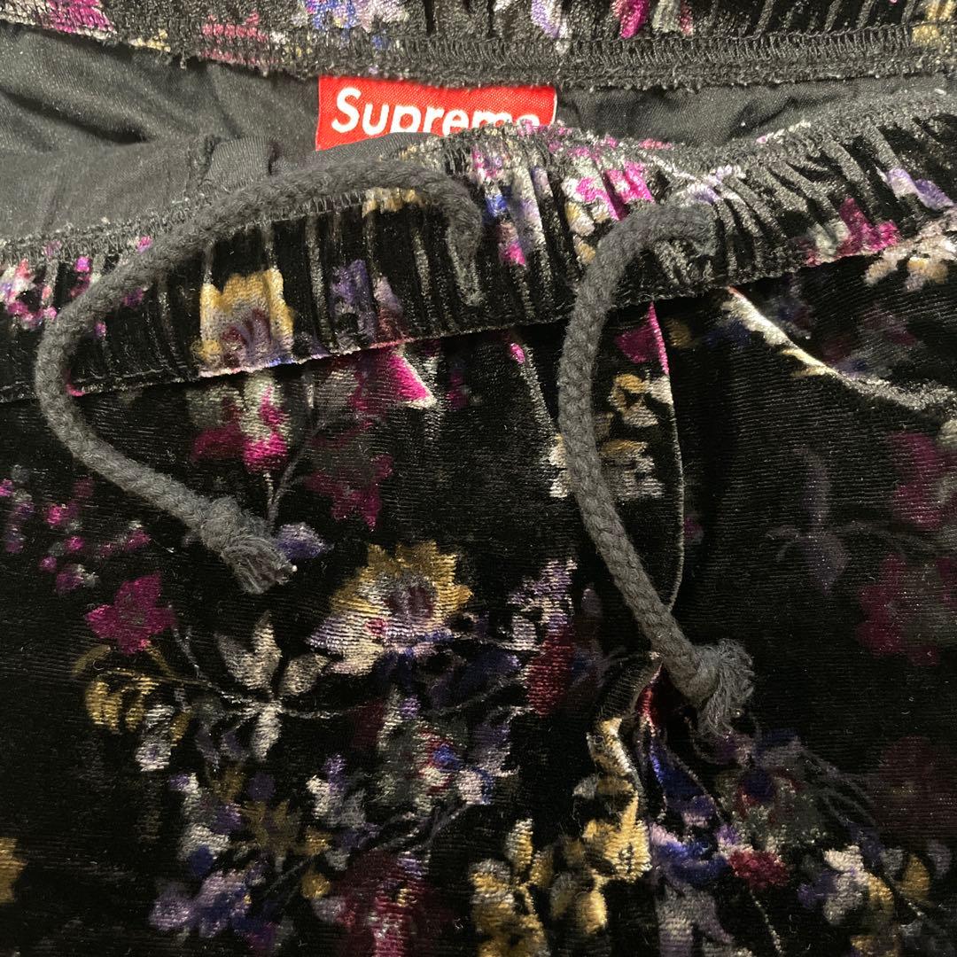 Floral Velour Baseball Jersey short セット