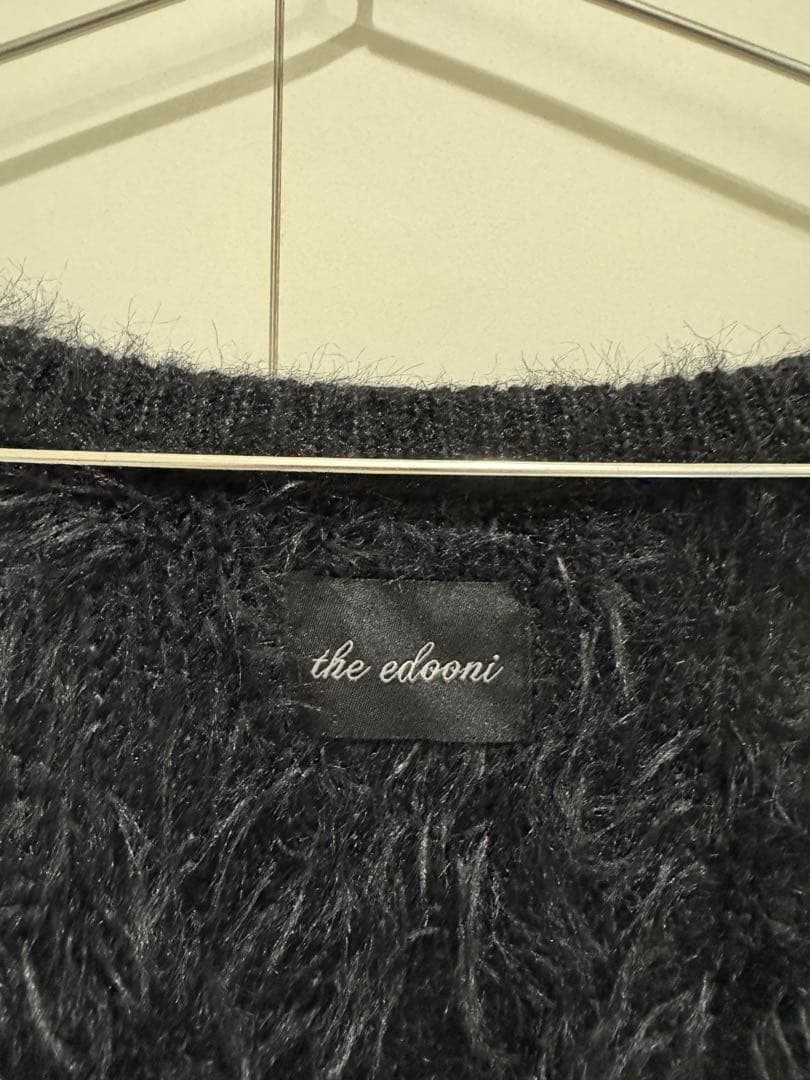 正規品 the edooni カーディガン黒
