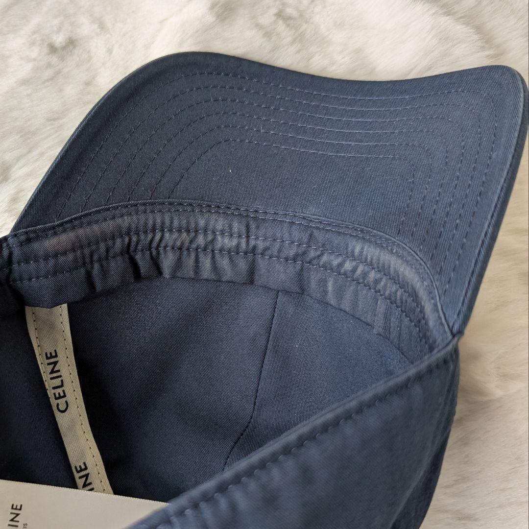 CELINE セリーヌ Cロゴ キャップ ネイビー S ♦Vivivava様♦