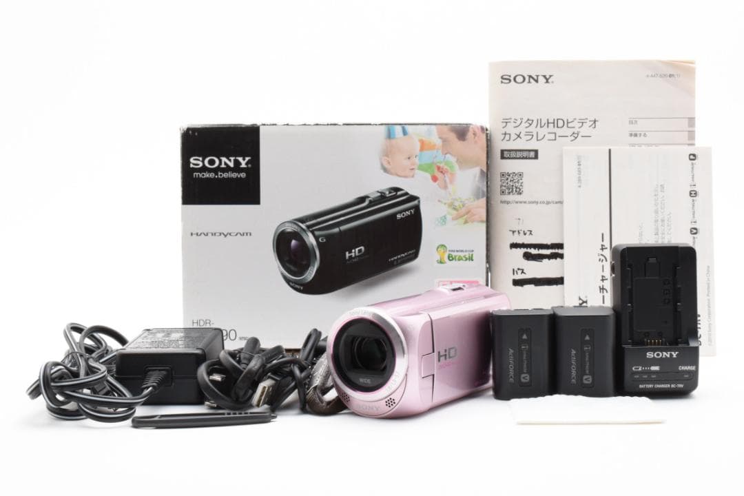 【美品】SONY HANDYCAM HDR-CX390 ピンク　動作確認済