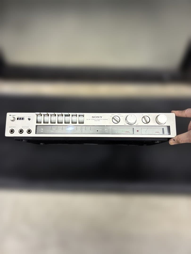 ラジオ・コンポ SONY CFS-600 STEREO CASSETTE-CORDER