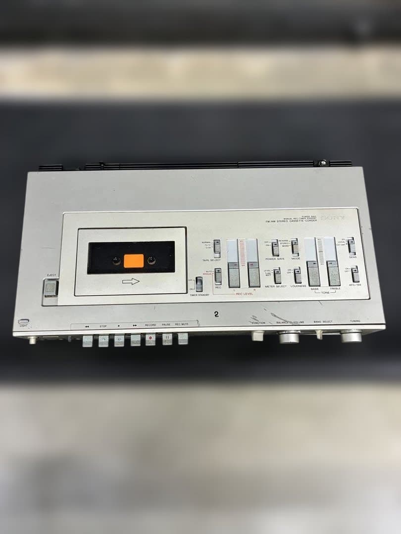 ラジオ・コンポ SONY CFS-600 STEREO CASSETTE-CORDER