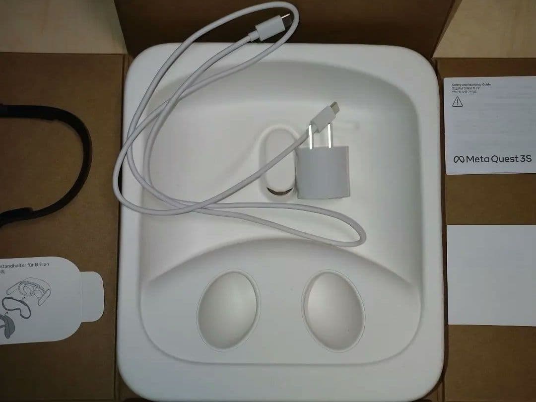  Quest 3s VRヘッドセット及びアクセサリーセット（消毒済み）