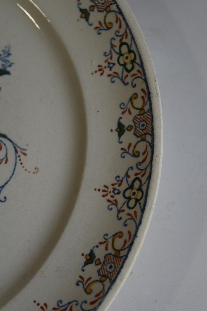 美品2枚組　パリ・オペラ窯　平皿　フランスアンティーク