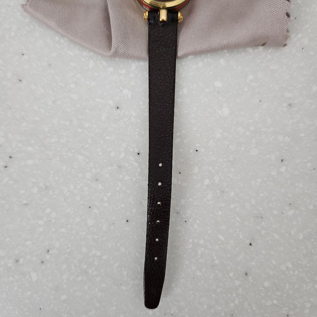 【ヴィンテージ】非稼働GUCCI シュリーライン腕時計 純正ベルト証明書付