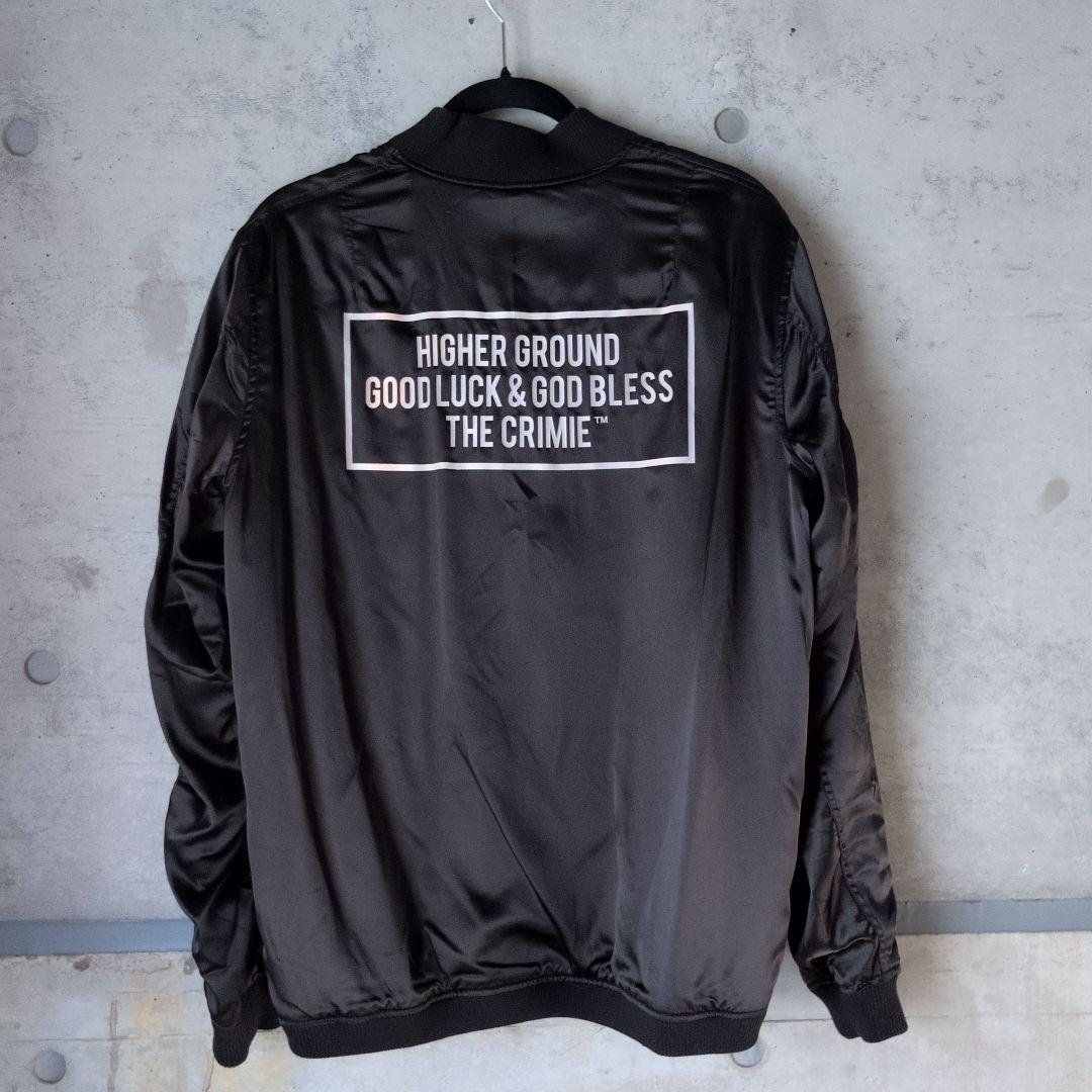 未使用 crimie 虎刺繍 スカジャン リバーシブル 黒