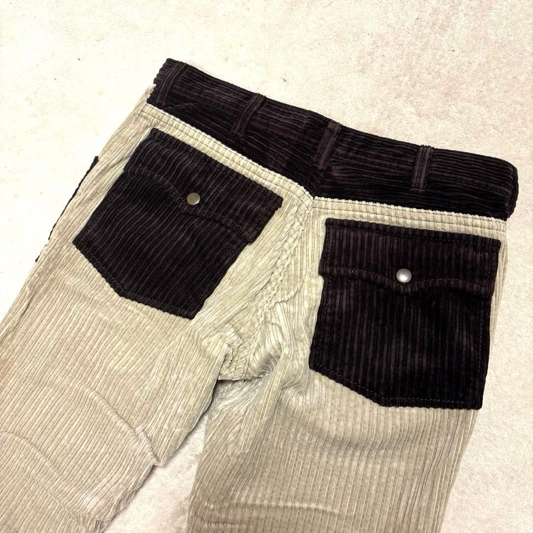 激レア⭐️02AW NUMBER NINE コーデュロイパンツ ツートン　サイズ4