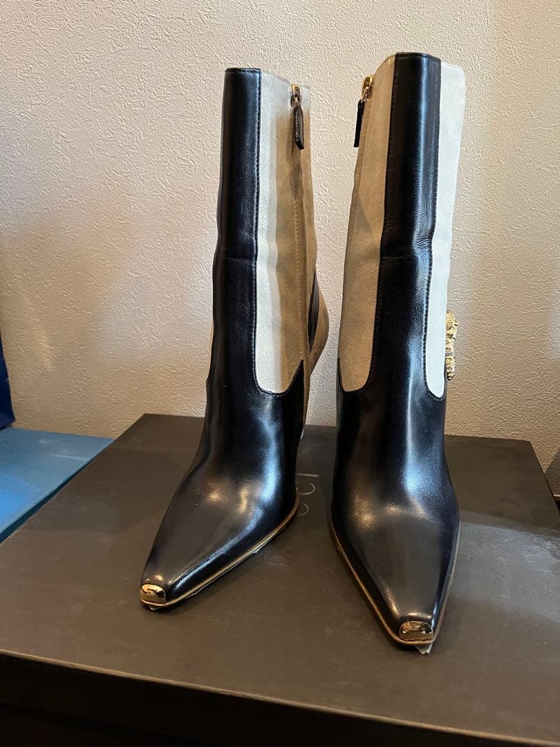 GUCCI レザー スエードブーツ　36