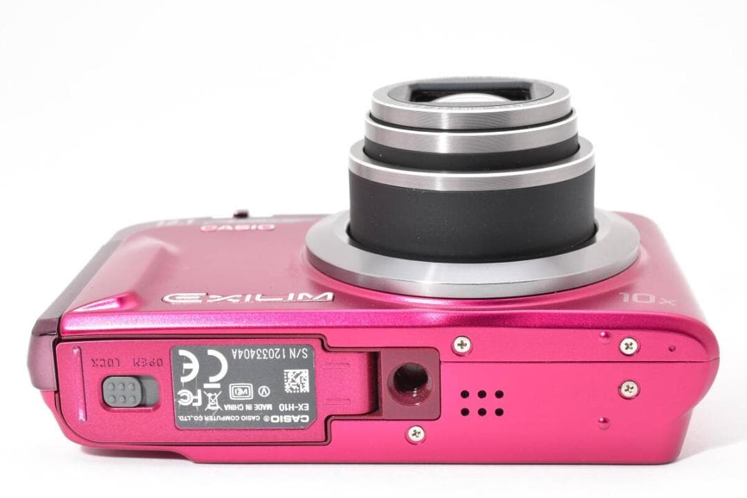 極美品 カシオ　CASIO EXILIM EX-H10 ピンク ＃A364