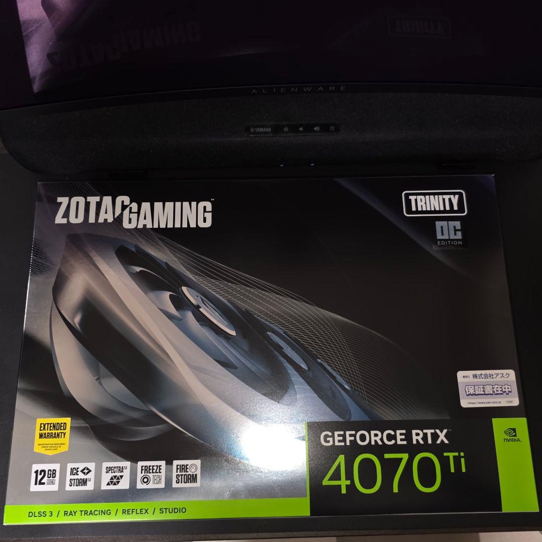 グラフィックボード・グラボ・ビデオカード ZOTAC GeForce RTX 4070Ti TRINITY OC