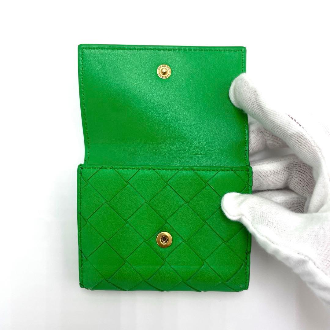 【美品】ボッテガヴェネタ イントレチャート ケース カードケース 折り財布